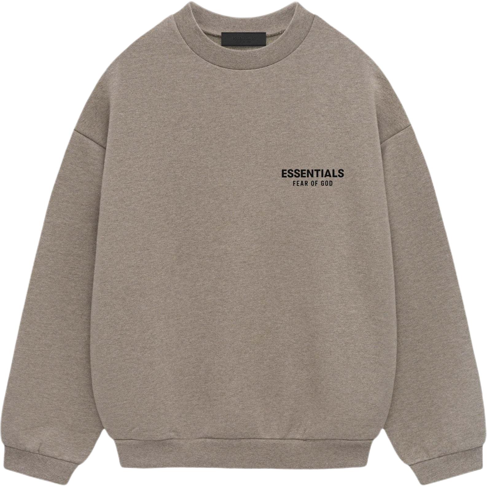 Флисовая водолазка FW24 Fear Of God Essentials, Тёмный пыльно-серый/Вересково-серый — фото 3