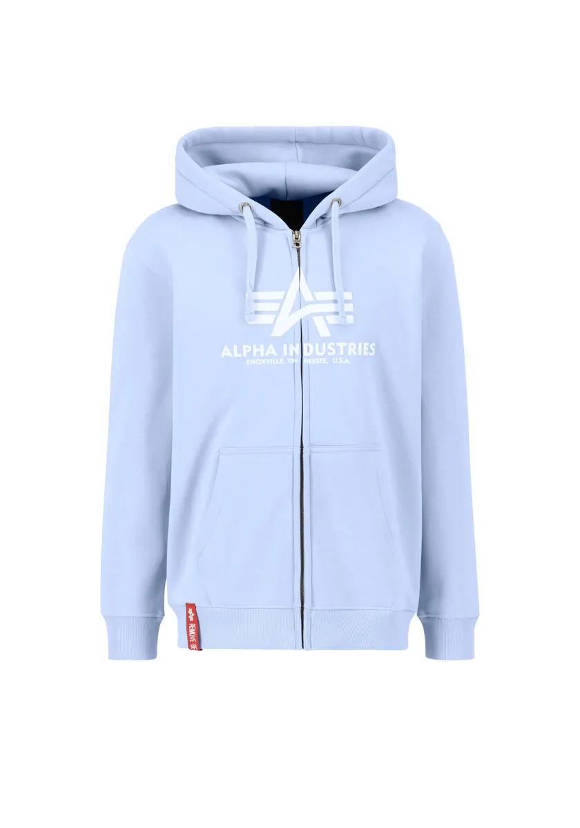 

Толстовка Alpha Industries " Alpha Industries Мужчины - Толстовки Basic Zip Hoody PP", голубой