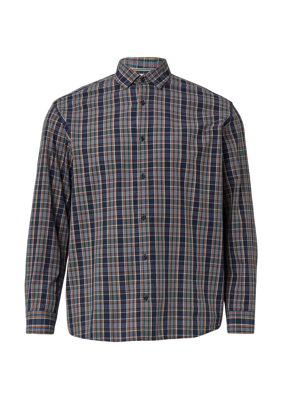 

Рубашка на пуговицах классического кроя s.Oliver, Navy