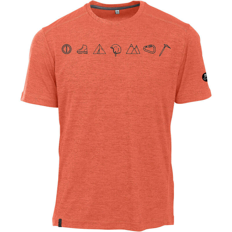 

Рубашка Maul Sport, цвет mango/schwarz