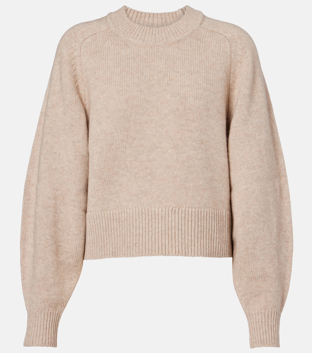 

Свитер Leandra из шерсти и кашемира Isabel Marant, бежевый