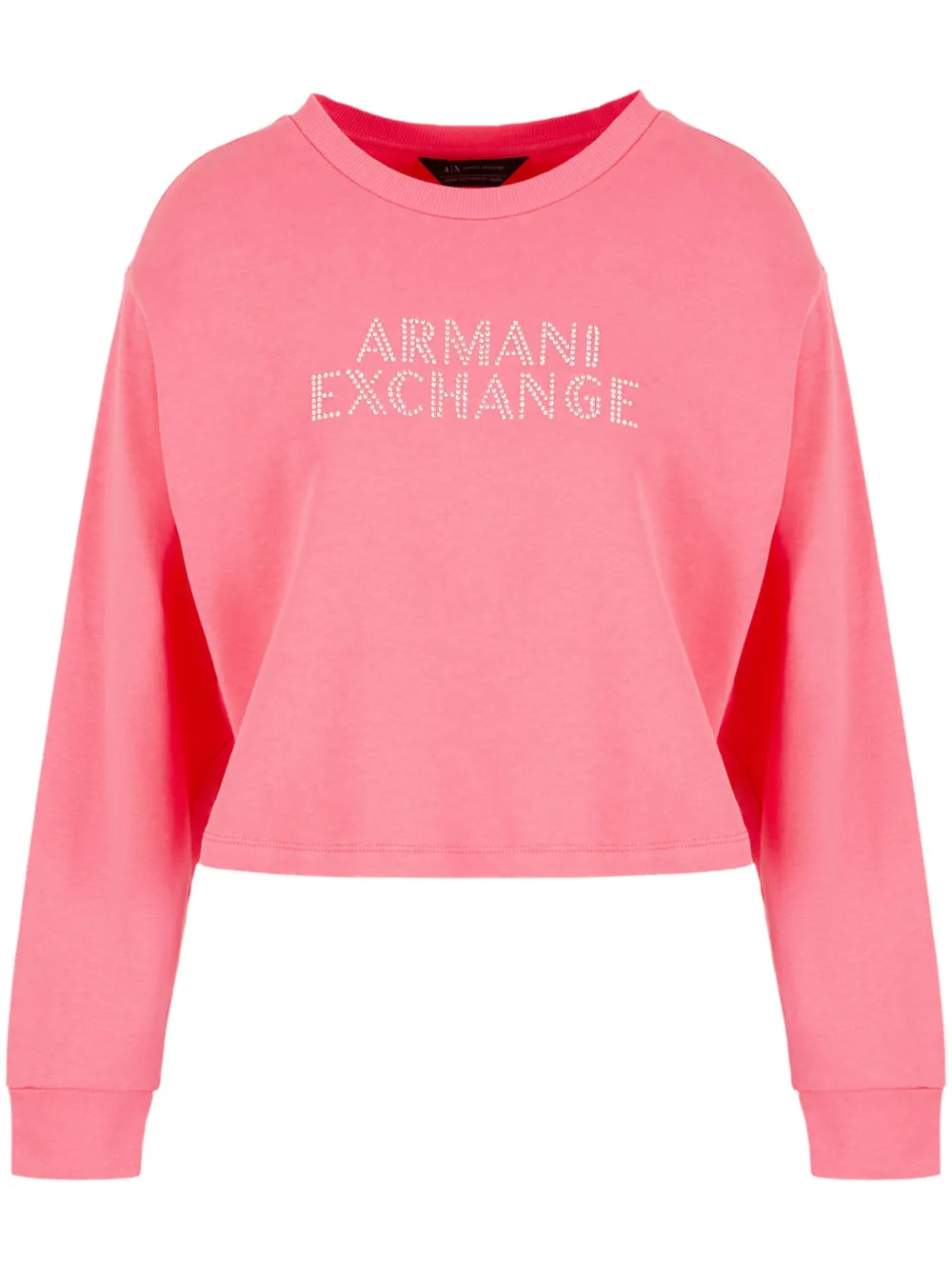 

Толстовка с логотипом Armani Exchange, розовый