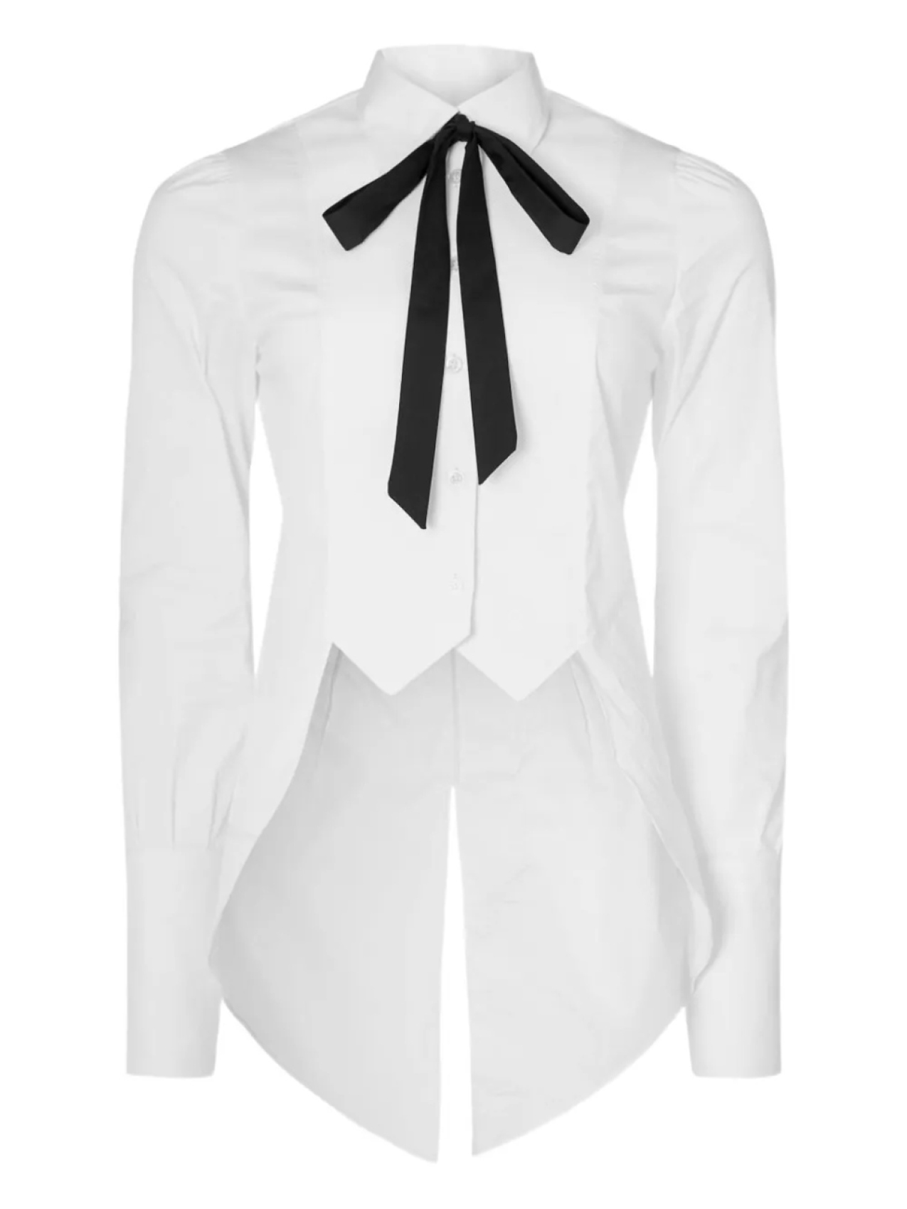 

Рубашка в стиле смокинга от June Temperley London, белый