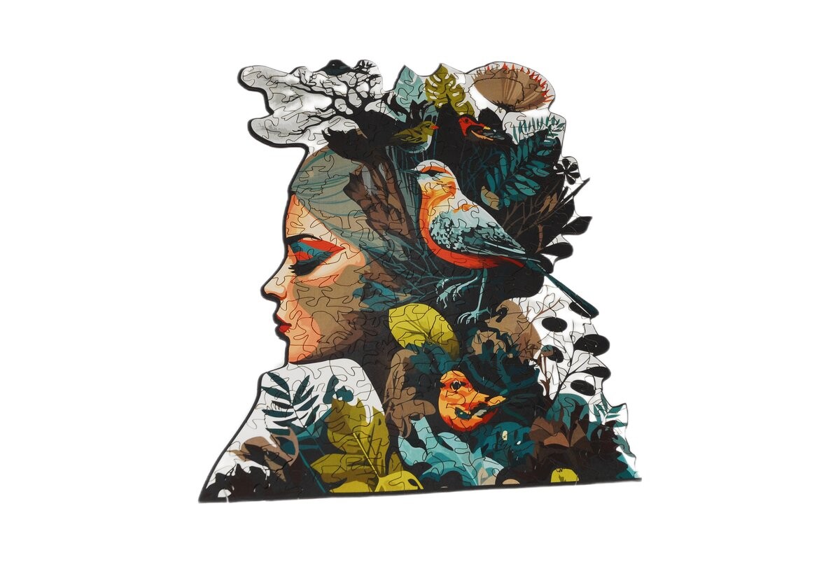 

Деревянный пазл Premium Eco Jigsaw Girl 225 деталей. Размер А3 Drewyan