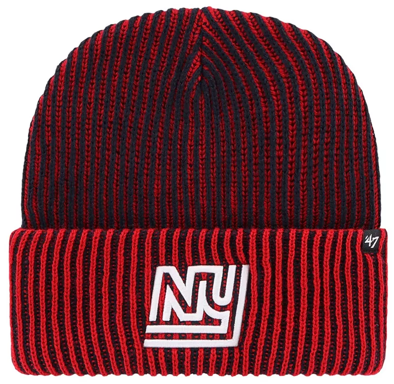 

Темно-синяя вязаная шапка мужская New York Giants Cold Snap Throwback '47
