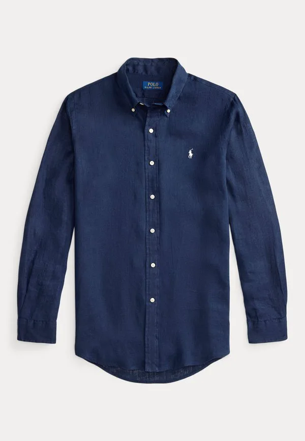 Спортивная рубашка с длинным рукавом Polo Ralph Lauren, Newport Navy/White — фото 4