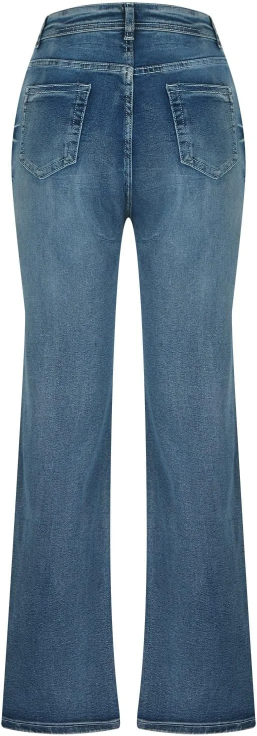 Женские джинсы low rise slim fit straight leg — фото 3