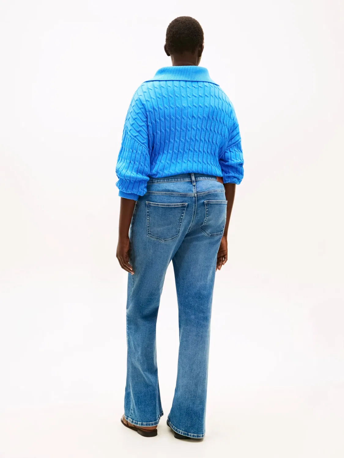 Расклешенные джинсы Tommy Hilfiger Curve, Blue Denim — фото 4