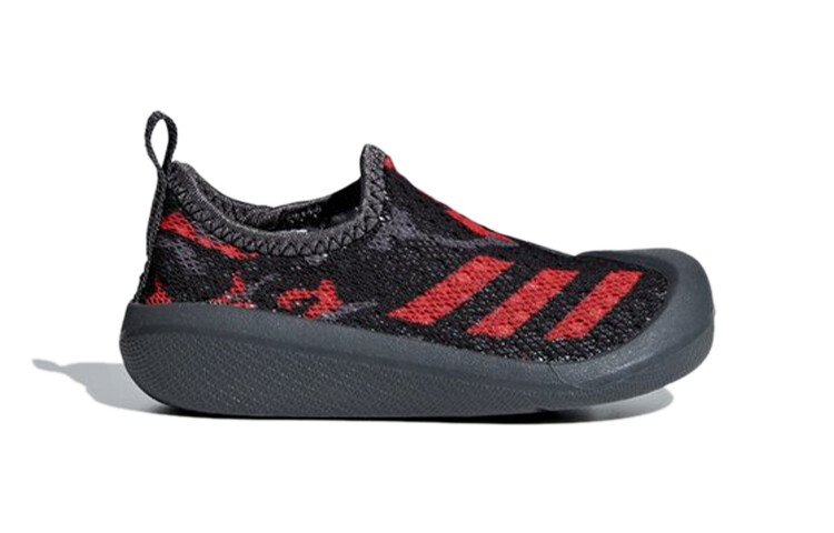 Кроссовки adidas Claumb I Toddler Shoes TD Low-top Black/Red — фото 2