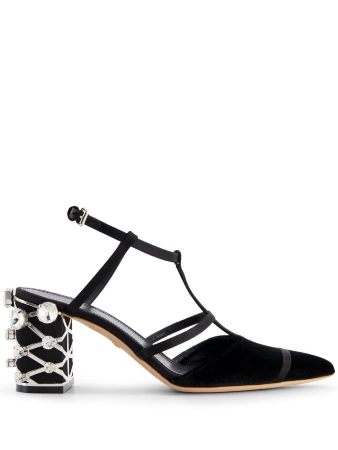 

Giambattista Valli бархатные туфли, черный