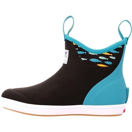 Ботинки Ankle Salmon Sisters 6 дюймов Deck женские Xtratuf, цвет Black/Tails and Scales