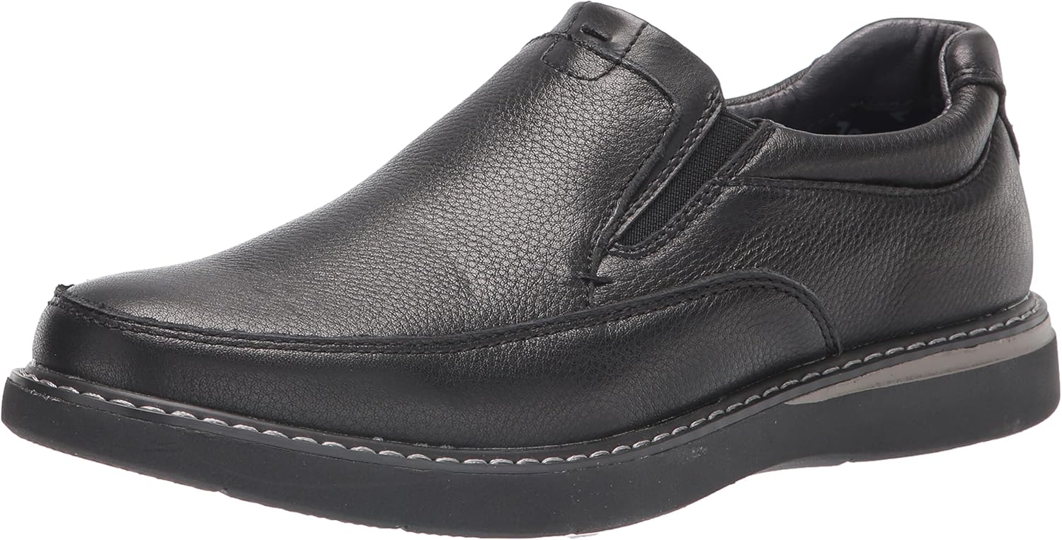 

Мужские легкие кожаные лоферы Nunn Bush Bayridge с мокасиновой передней частью, черный