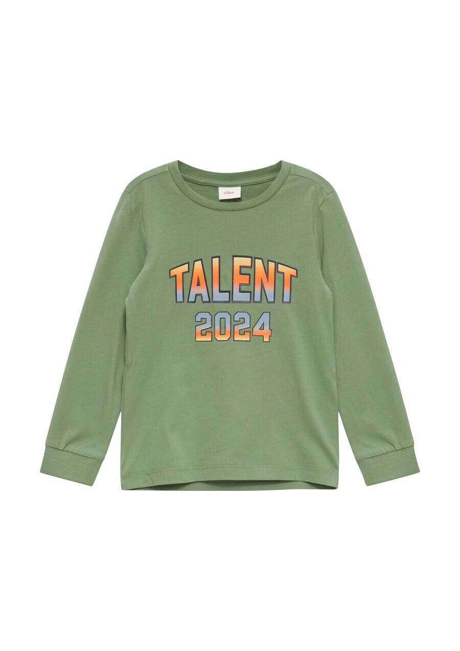 

Лонгслив s.Oliver Shirt, светло-зеленый