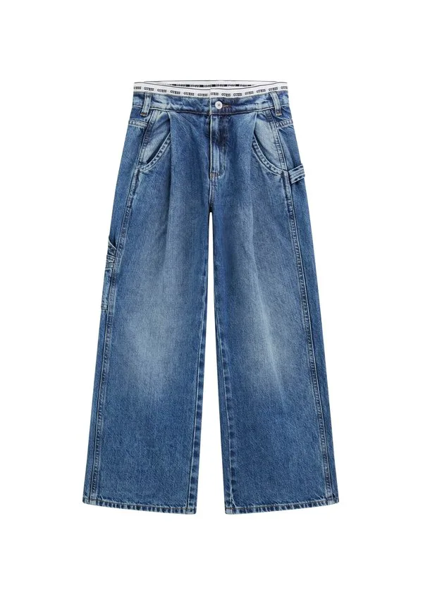 Прямые джинсы-палаццо Guess, Blau