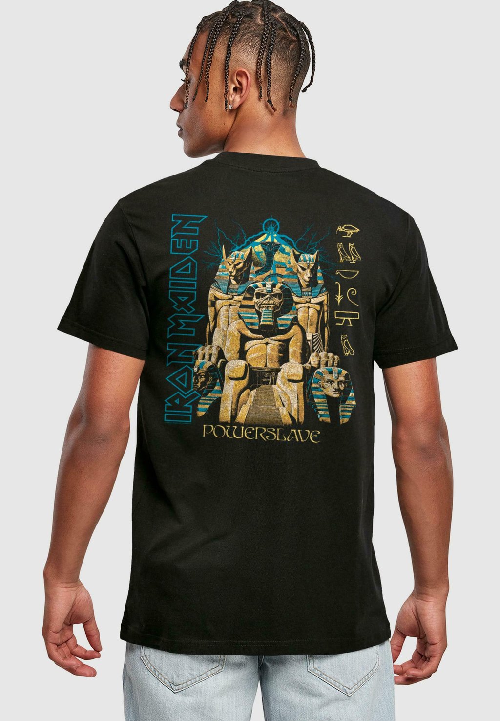 

Футболка с принтом POWERSLAVE VINTAGE LIGHTNING Merchcode, черный