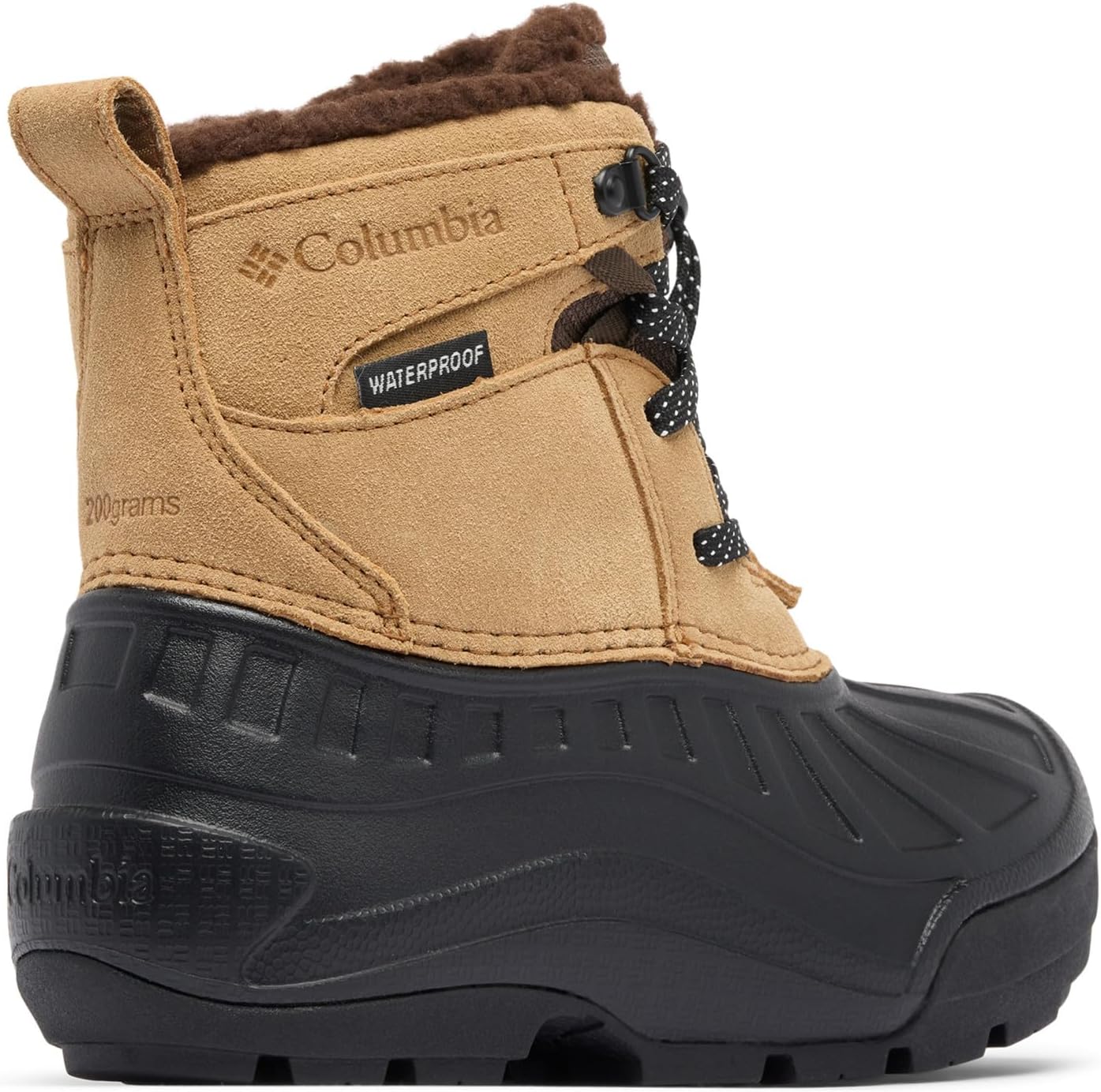 Columbia unisex-child Youth Powderbug Alpine Waterproof, Sahara/Black — фото 2