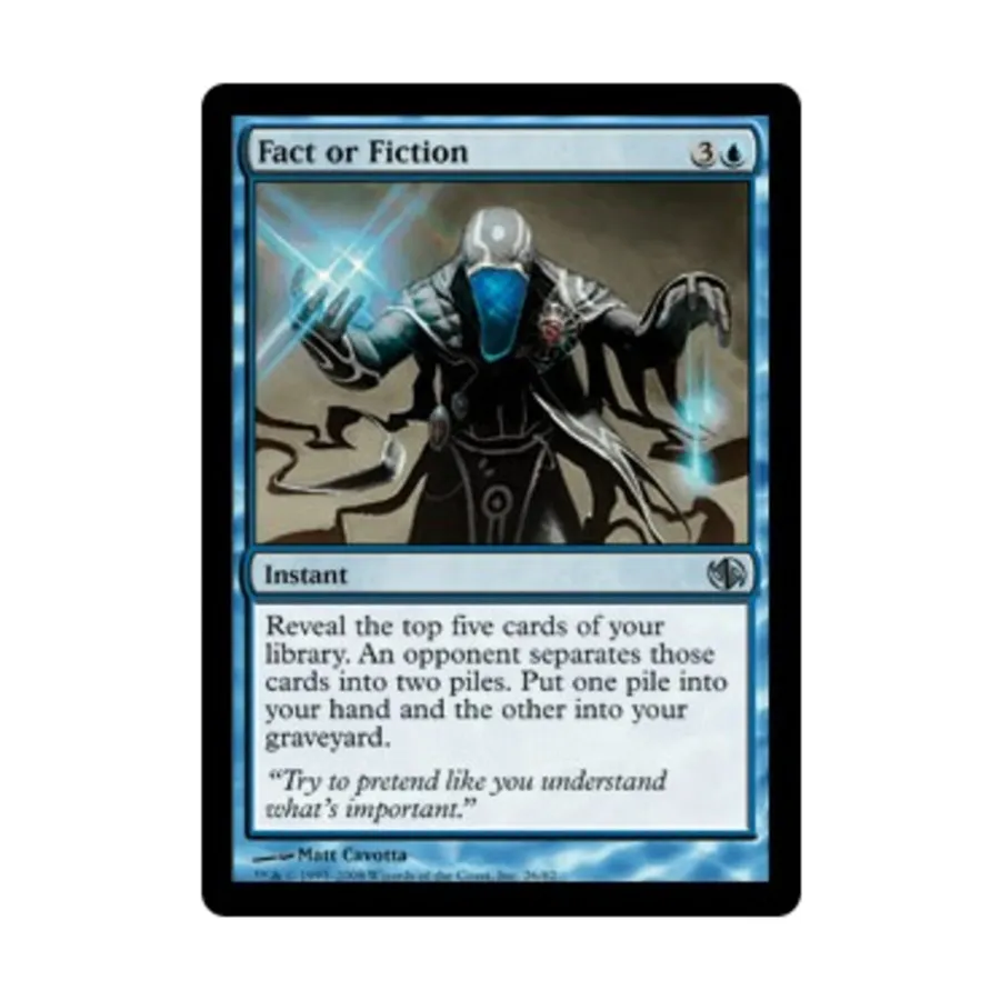 

CCG Факт или вымысел (U), MTG - Duel Decks - Jace vs. Chandra
