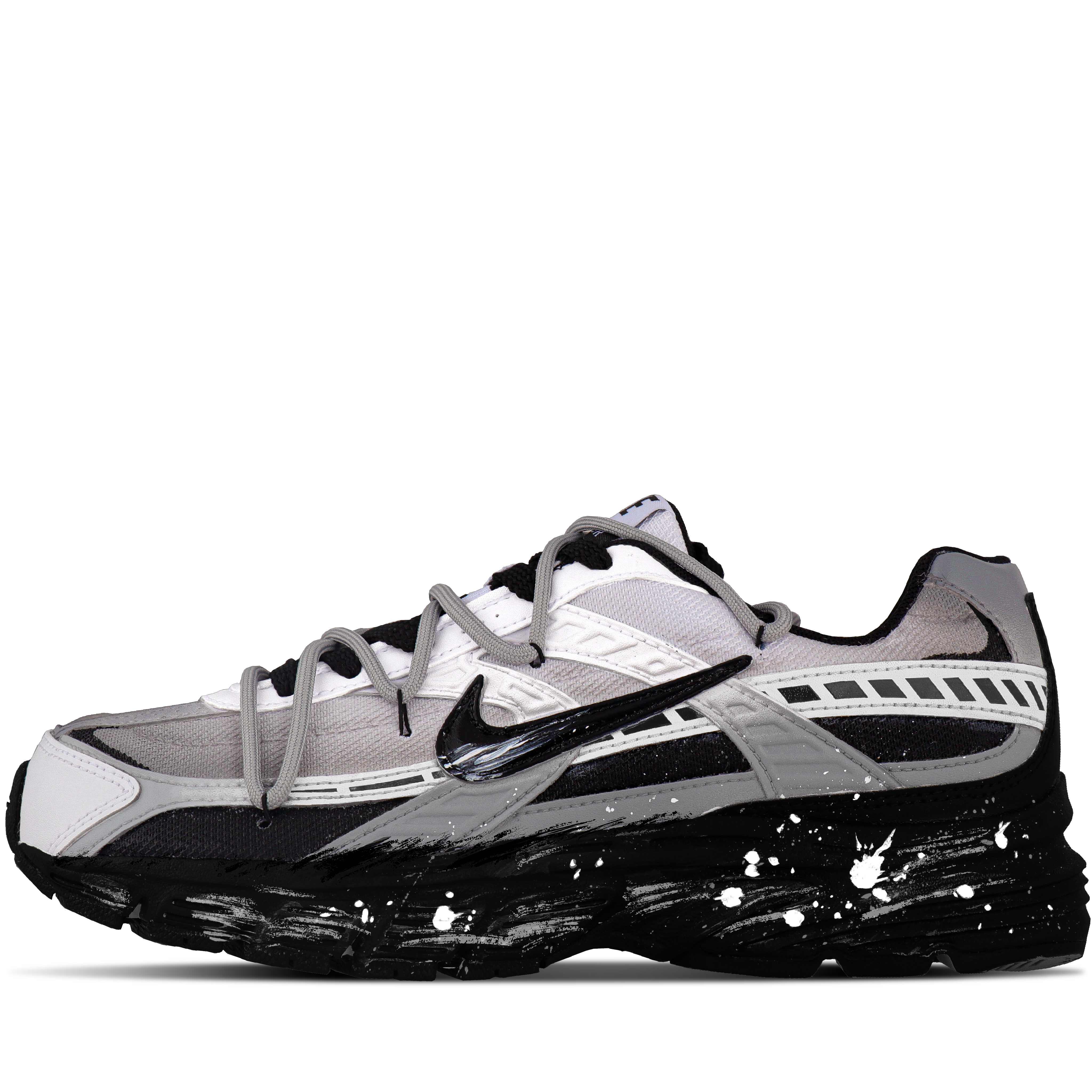 

Nike Кроссовки Initiator с амортизацией, дышащие, с низким верхом, для повседневного использования, для городских поездок и работы, мужские, черные, белые, серые