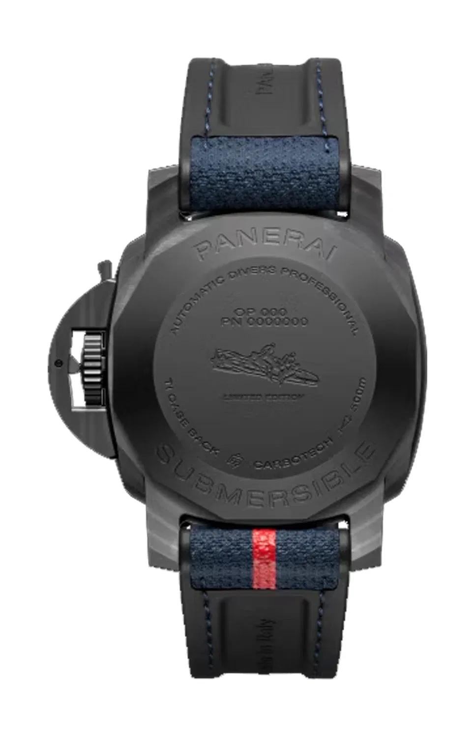 ПОДВОДНЫЕ ЧАСЫ LUNA ROSSA CARBOTECH СПЕЦИАЛЬНАЯ СЕРИЯ - PAM01563 PANERAI, черный — фото 2