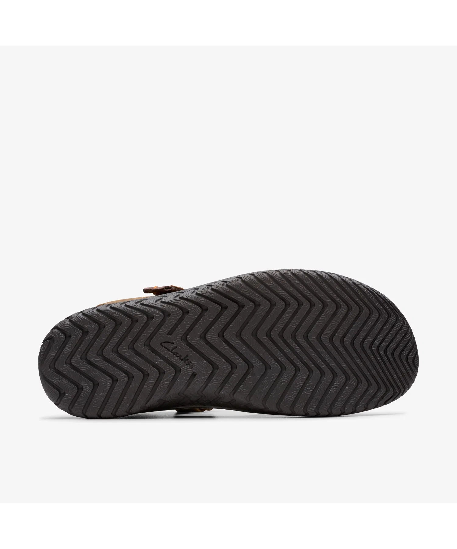 Мужские сандалии из натуральной кожи Clarks Wesley Shore коричневые — фото 3