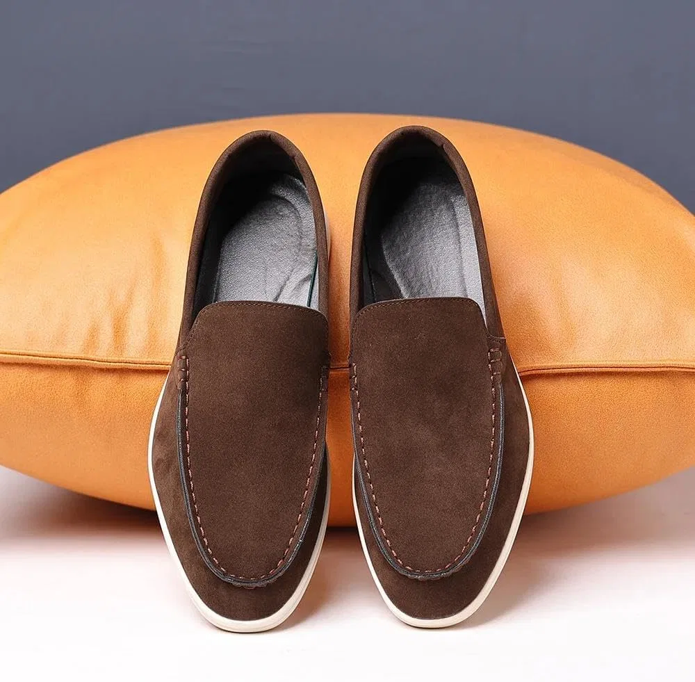 Лоферы мужские замшевые Adhdyuud, New5 — фото 2