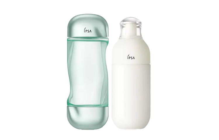 Набор для увлажнения 9th SE Water Lotion IPSA, Mixed dry sensitive skin SE3 белый 175ml + SE3 flowing золотой water 200ml — фото 2