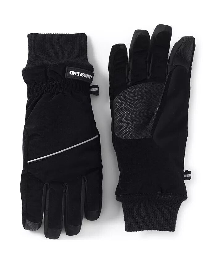 

Женские зимние перчатки EZ Touch Screen Squall Lands' End, черный