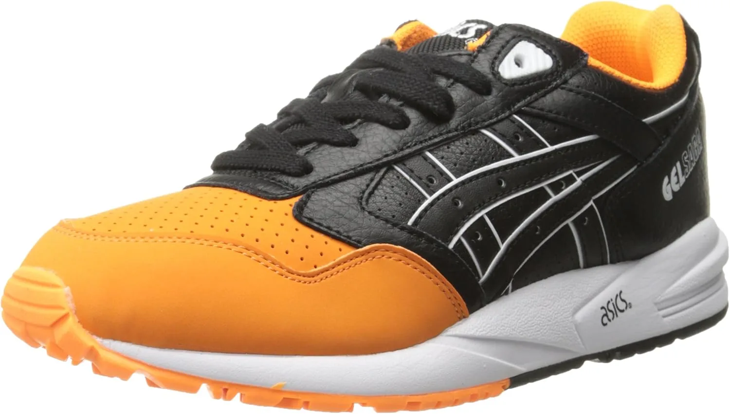 Мужские модные кроссовки Asics Gel Saga, черный/оранжевый