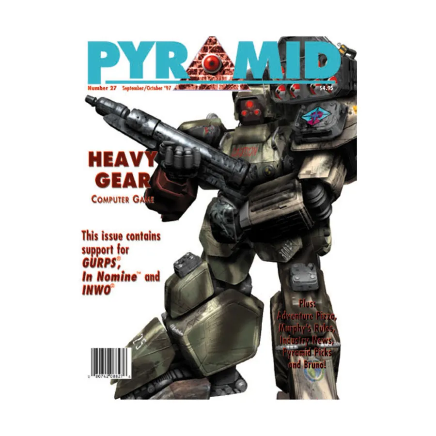 

Журнал #27 "GURPS Fantasy Adventure, Heavy Gear, Black Ops", Pyramid Magazine
