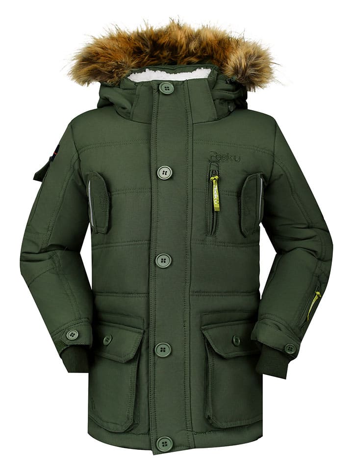 

Peek U Зимняя куртка "West" цвета хаки