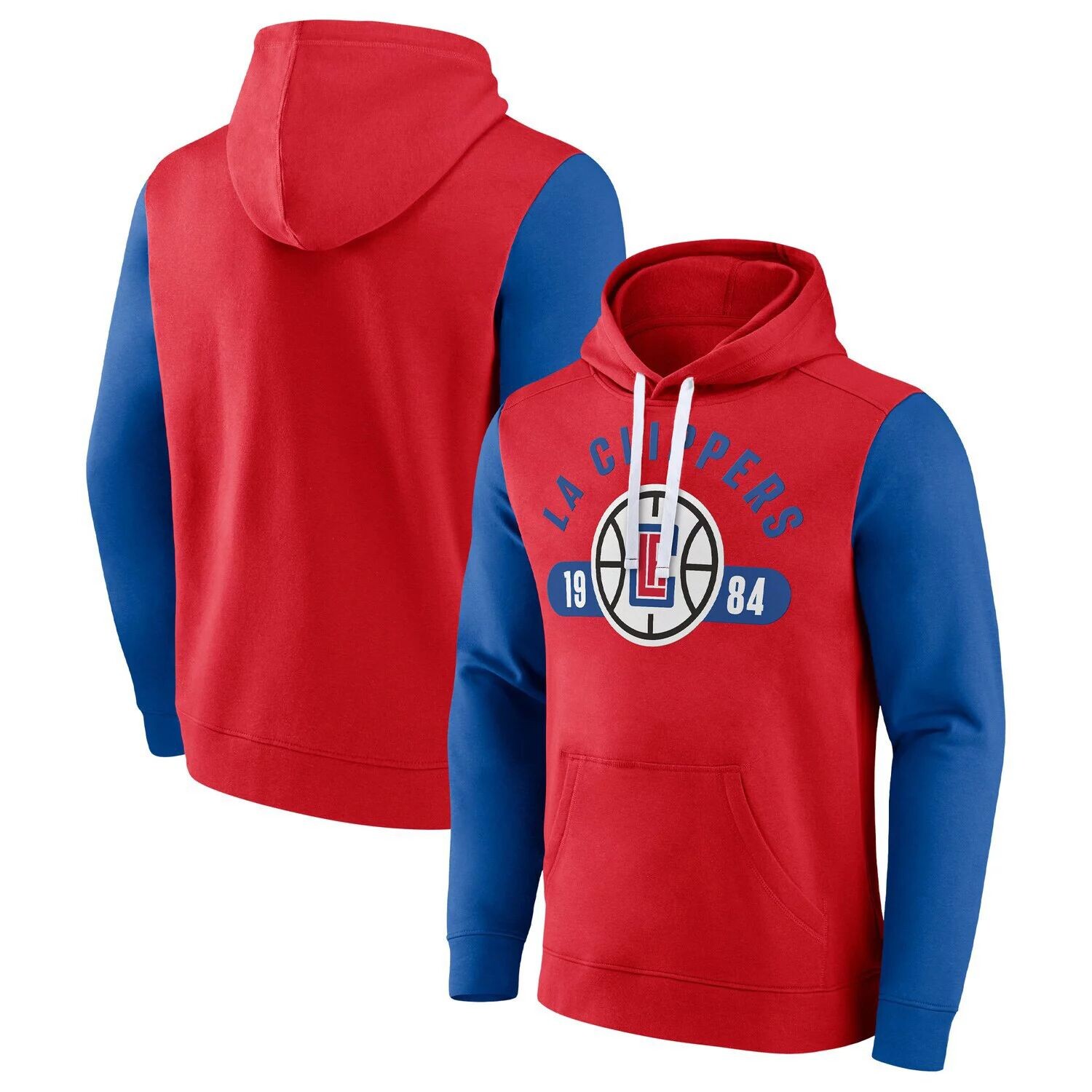 

Мужской пуловер с капюшоном красного цвета/Royal LA Clippers Attack Colorblock Fanatics, Красный, Мужской пуловер с капюшоном красного цвета/Royal LA Clippers Attack Colorblock Fanatics