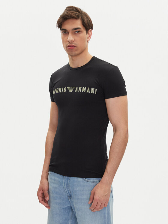 

Облегающая футболка EM000375 AF10772 UC001 Emporio Armani Underwear, черный