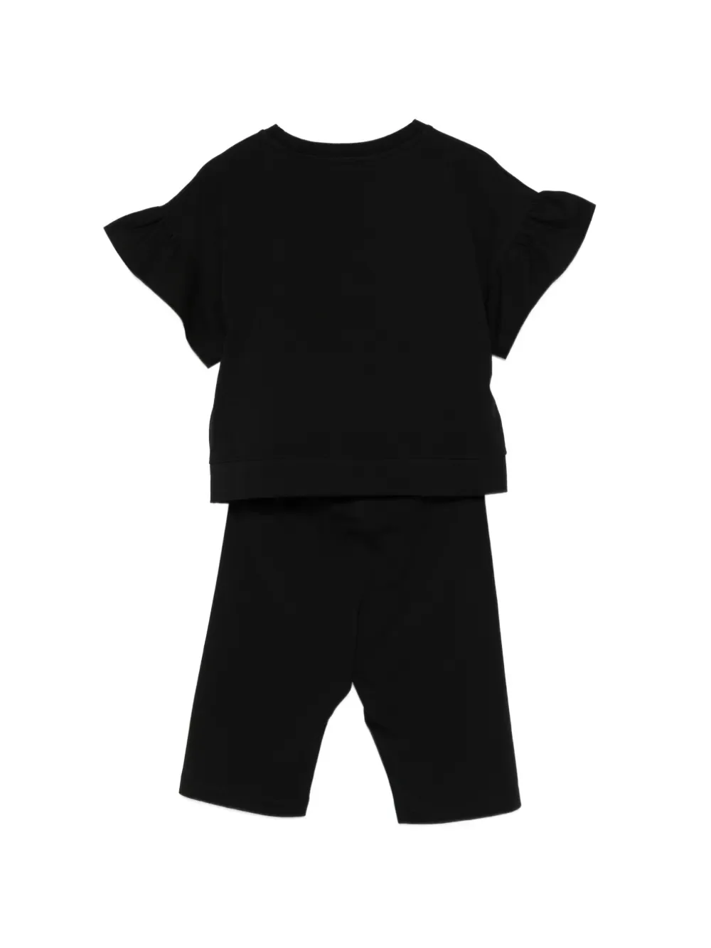 Костюм с логотипом (комплект из двух предметов) Moschino Kids, черный — фото 2