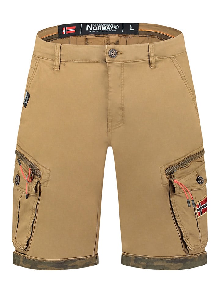 

Тканевые шорты Parento Geographical Norway, светло-коричневый