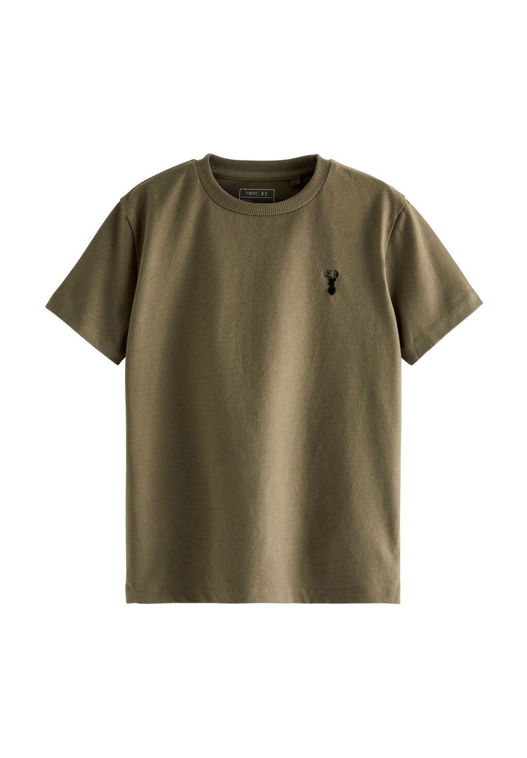 Базовая футболка 4 PACK STAG EMBROIDERED SHORT SLEEVE Next, цвет green — фото 3