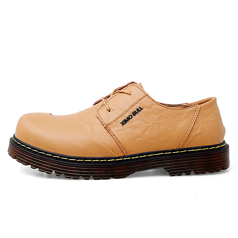 

XIMO BULL Мужские повседневные кроссовки низкие черно-желтые, цвет Yellow