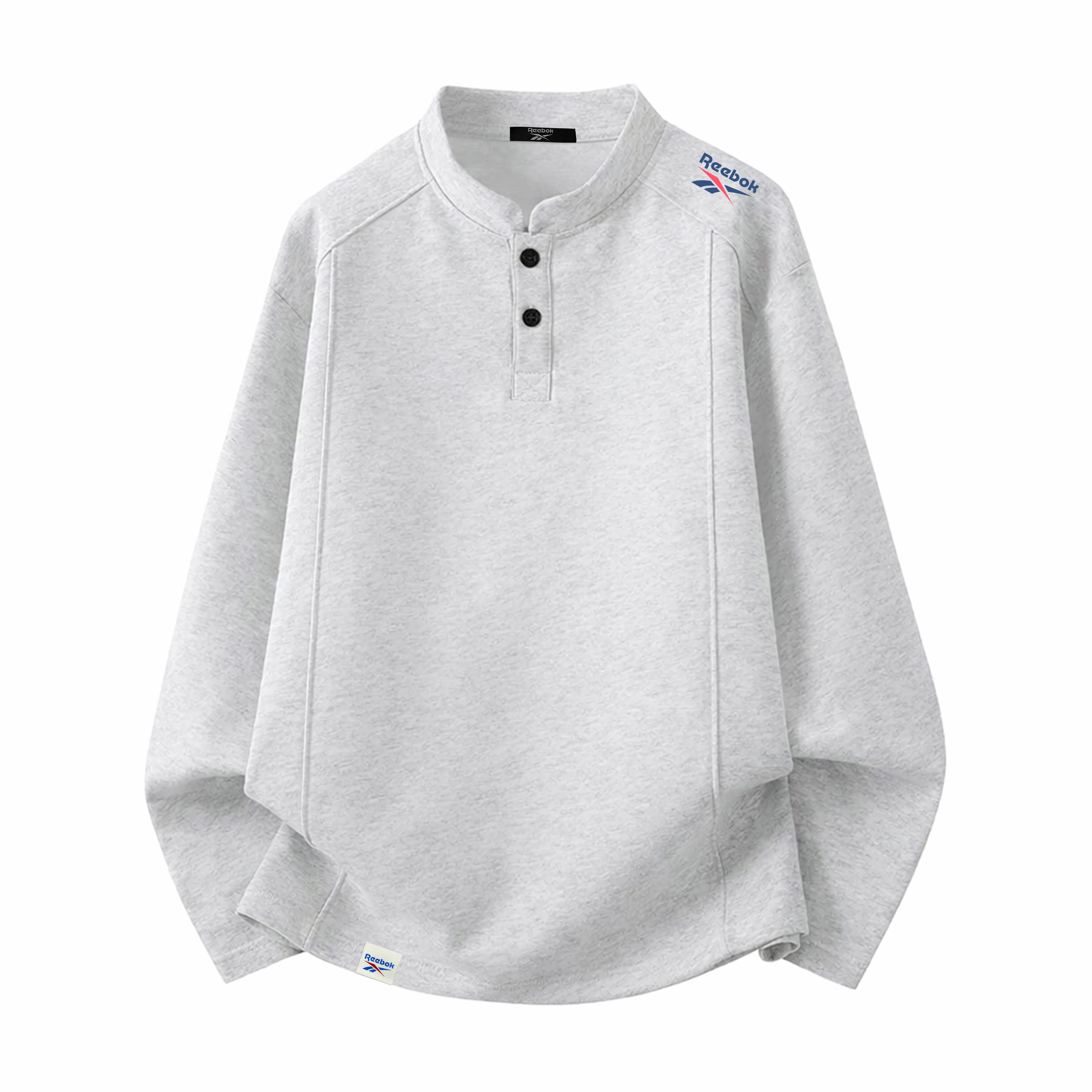 

Футболка Unisex Polo Collar Moderate Heavyweight Reebok, белый серый