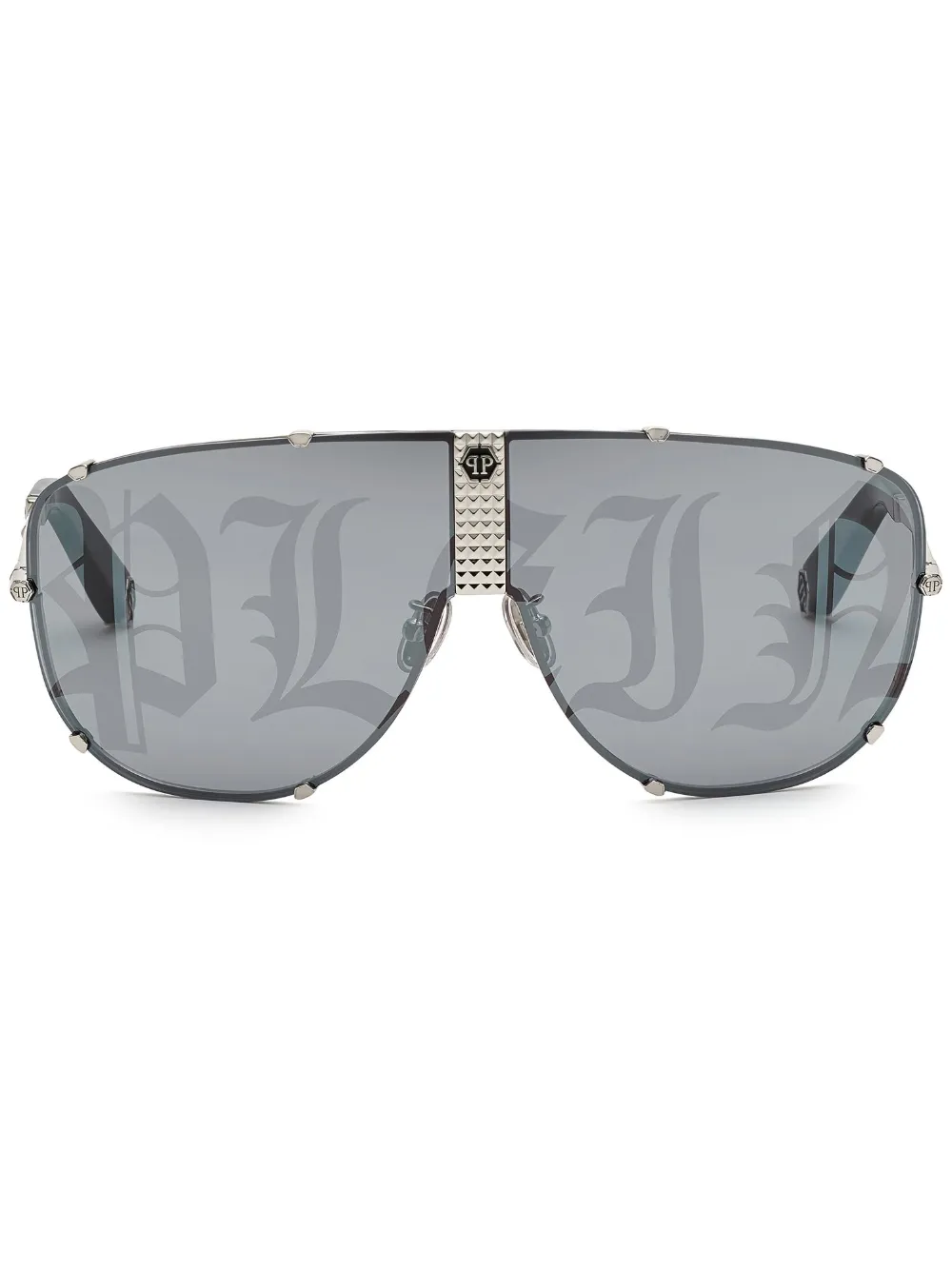 

Солнцезащитные очки-пилоты Stud Philipp Plein, черный