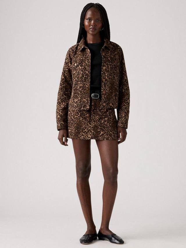 

Оригинальная куртка Trucker в стиле Animal Print Levi's, Brown/Multi