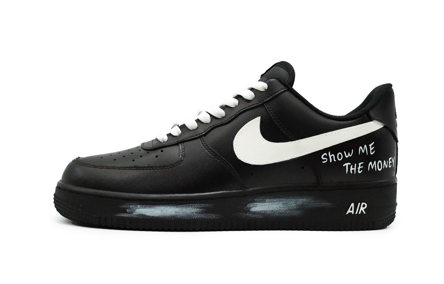 

Кроссовки Air Force 1 для скейтбординга, унисекс, низкие, черный, белый Nike