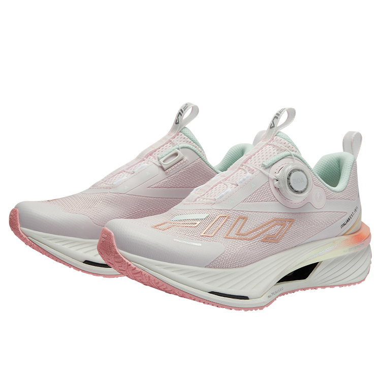 FILA KIDS Дышащие легкие амортизирующие низкие детские беговые кроссовки white/misty soft pink kids' — фото 4