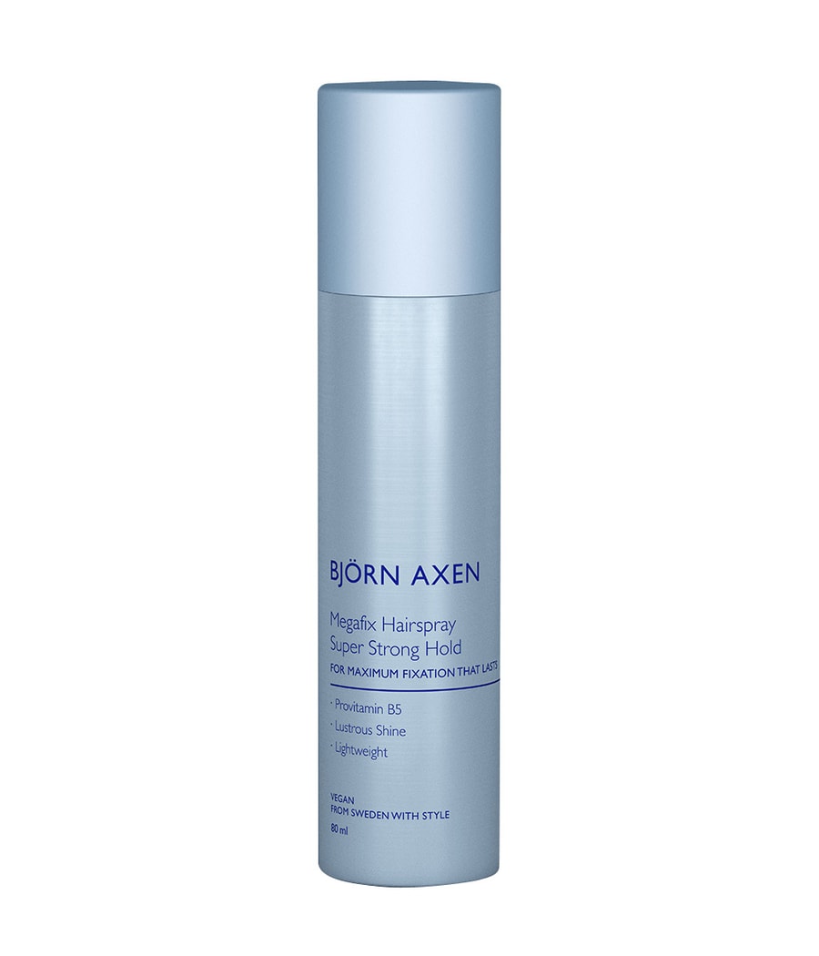 

Лак для волос BJÖRN AXÉN Megafix Hairspray Super Strong Hold, 80 ml
