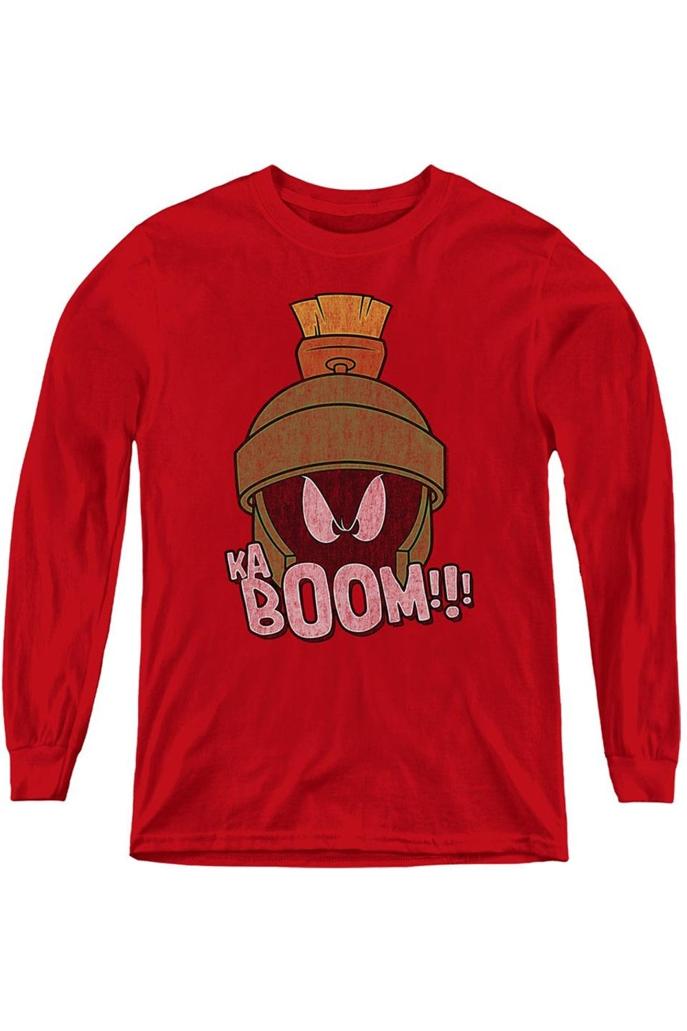 

Детский худи с длинным рукавом Looney Tunes Kaboom Gildan, красный