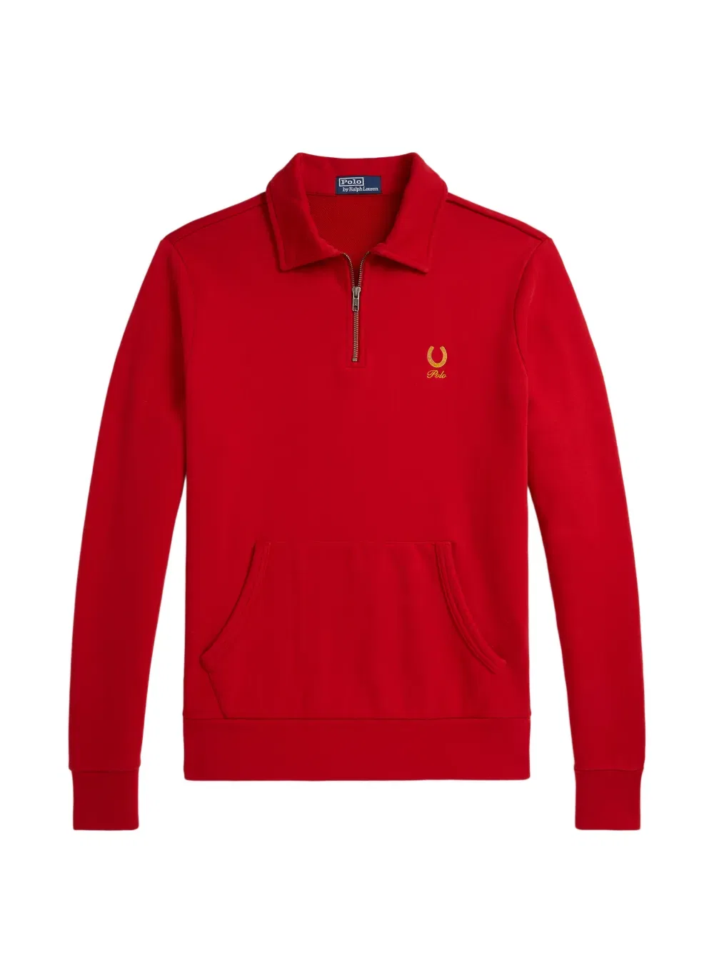 Рубашка-поло с карманом на молнии Polo Ralph Lauren, красный