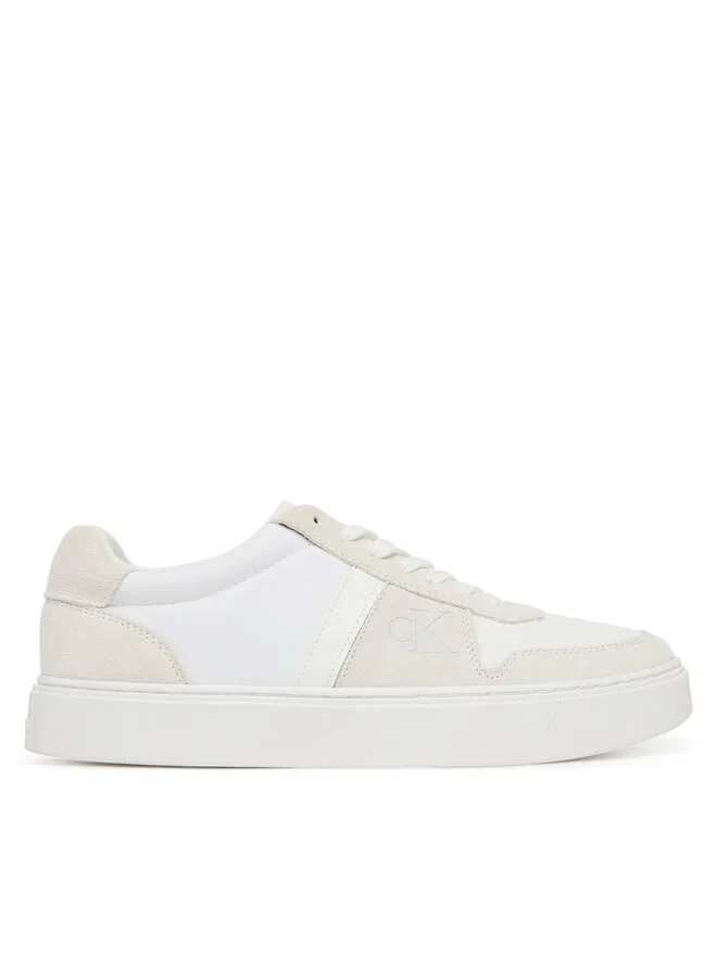Calvin Klein Кроссовки Classic Cups Lace Mix Emb Tongue YM0YM01395 белые
