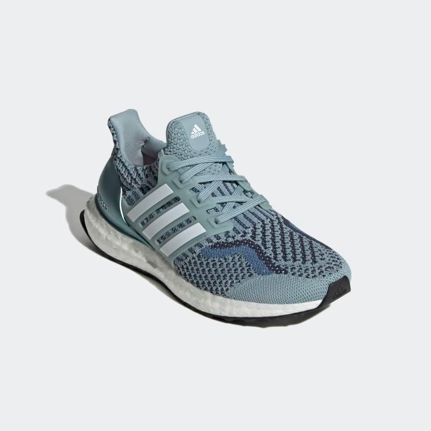 Кроссовки Adidas Unisex-Child Ultraboost 5.0 DNA для бега, белый/синий/серый — фото 4