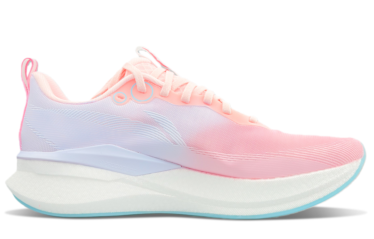 Li-Ning Li Ning Red Hare 8PRO амортизирующие поддерживающие нескользящие кроссовки low top унисекс розовые — фото 3