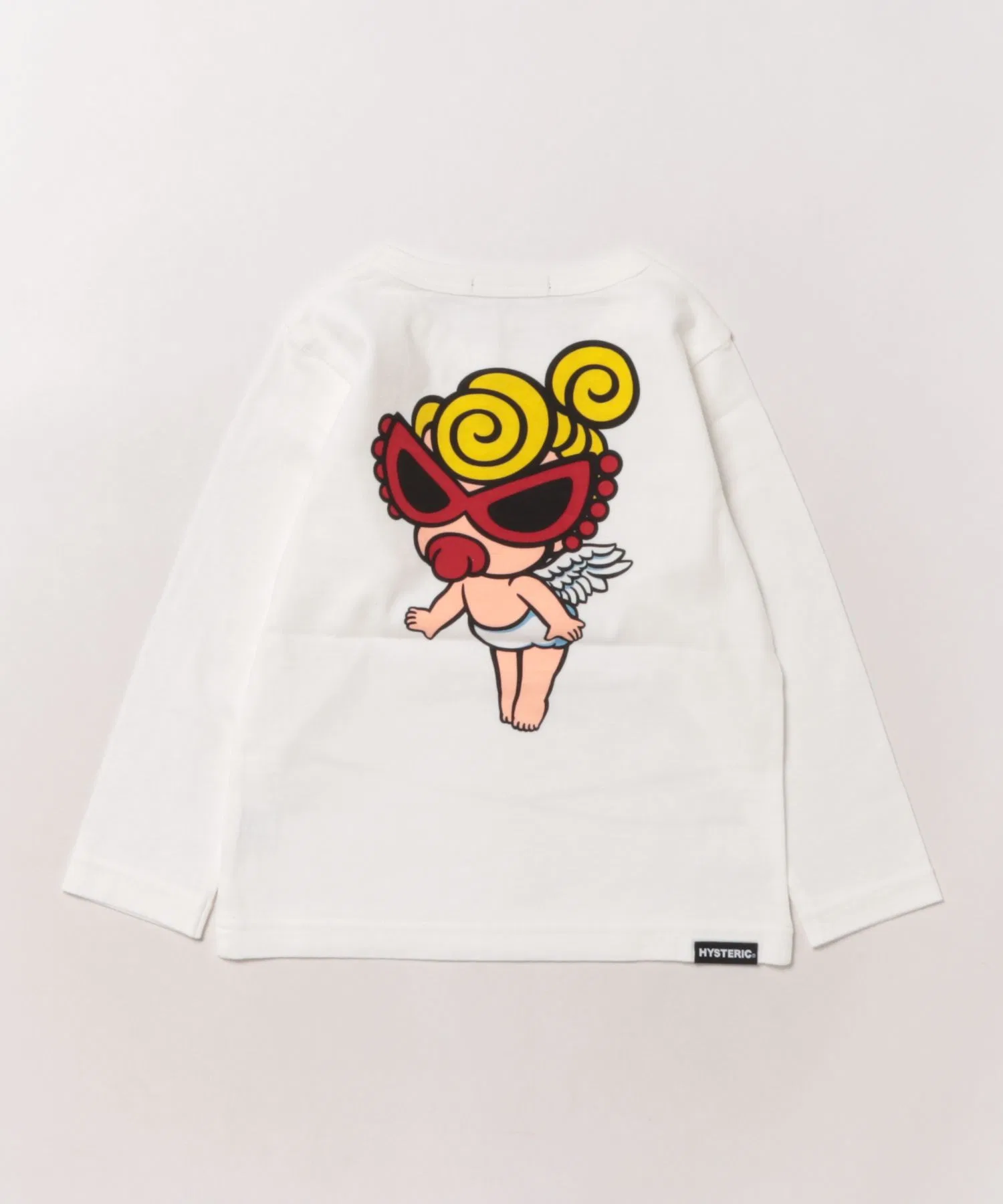 Детская футболка с длинным рукавом LITTLE ANGEL HYSTERIC MINI белая — фото 2