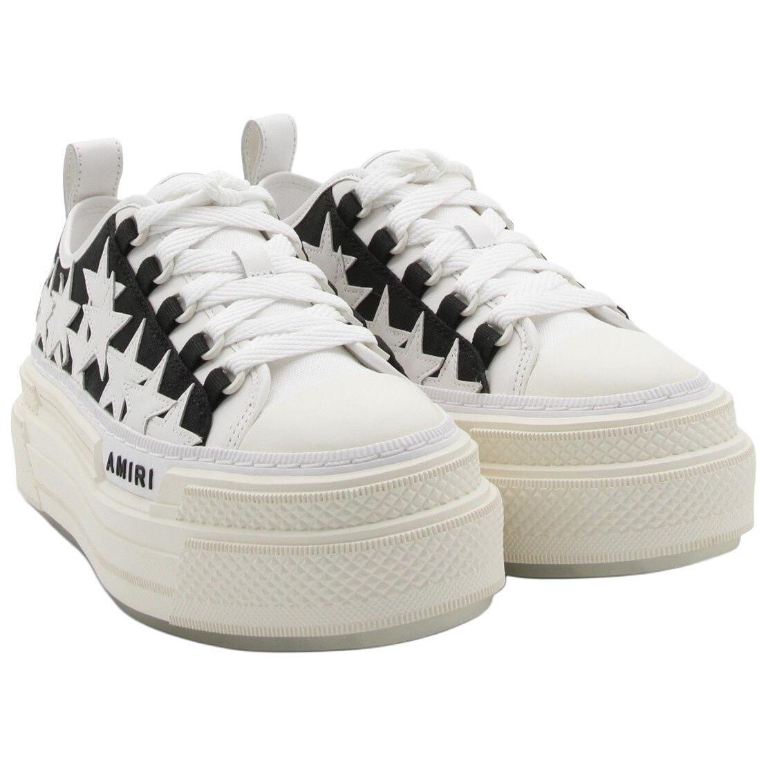Кроссовки AMIRI Skateboarding Shoes Women's Low-top Black/White, черный/белый — фото 3