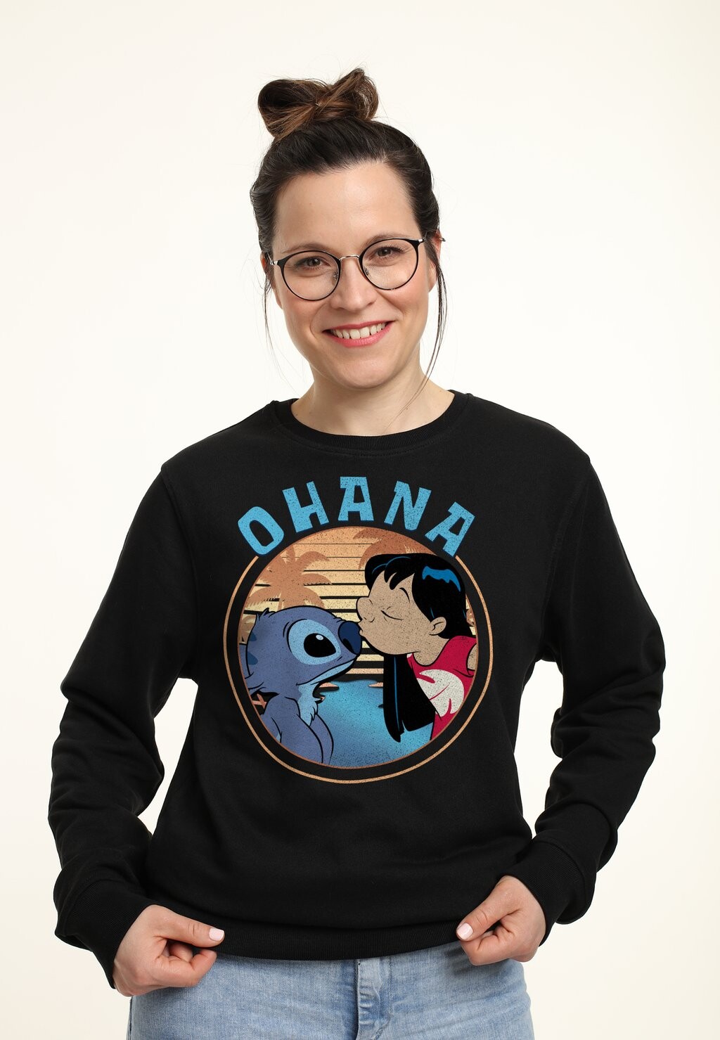 

Толстовка DISNEY LILO STITCH LILO AND STITCH OHANA Disney, черный